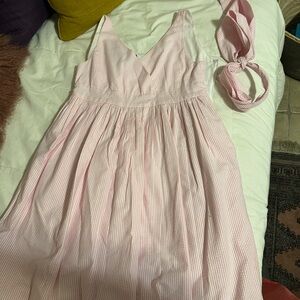 Ralph Lauren Pink Striped Kids Dress